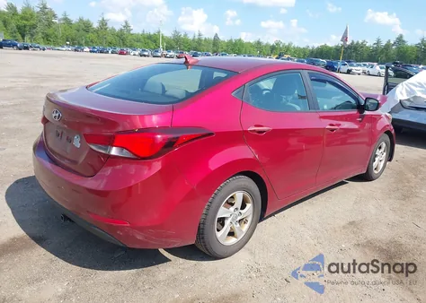 2014 Hyundai Elantra Se from USA, damaged, VIN 5NPDH4AE3EH536043